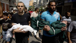 "A la mémoire des 373 enfants tués à Gaza"