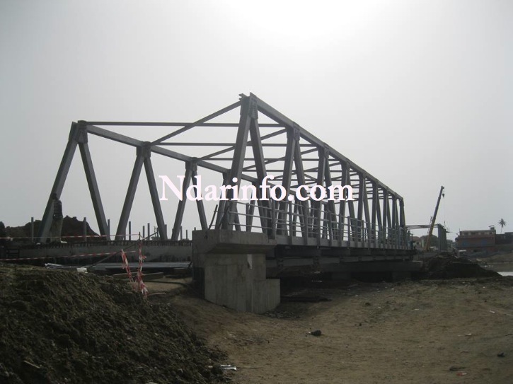 Saint-Louis: Bon déroulement des travaux du pont Masseck NDIAYE ex Goele ( photos)