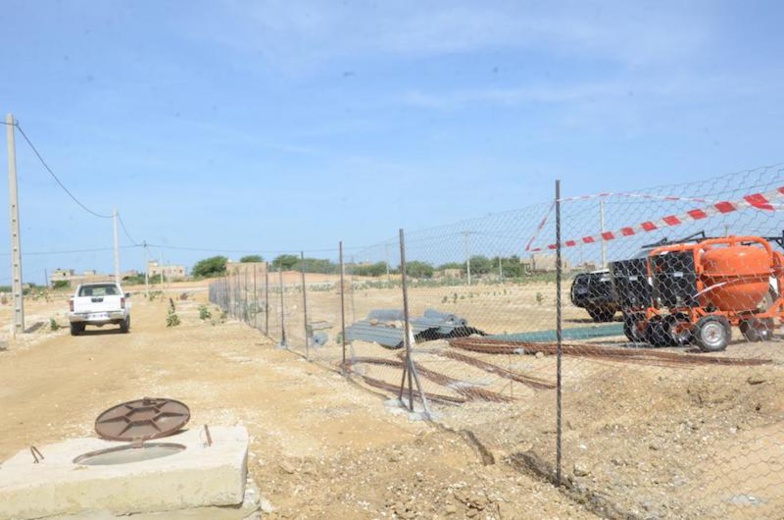 Construction des logements définitifs du SERRP : les entreprises installées. Les travaux de viabilisation lancés - photos