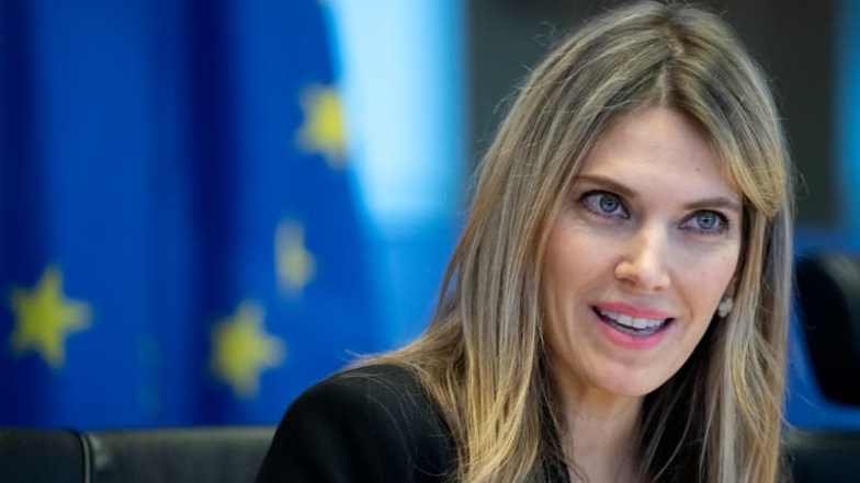 La vice-présidente du Parlement européen Eva Kaili à Bruxelles le 6 décembre 2022 - Eric VIDAL / EUROPEAN PARLIAMENT / AFP La vice-présidente du Parlement européen Eva Kaili à Bruxelles le 6 décembre 2022 - Eric VIDAL / EUROPEAN PARLIAMENT / AFP