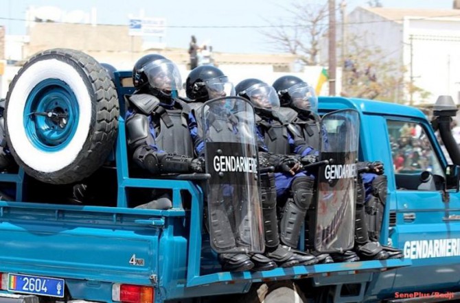 Meeting d'Ousmane Sonko à Keur Massar: Un dispositif impressionnant de la Gendarmerie, quadrille la zone