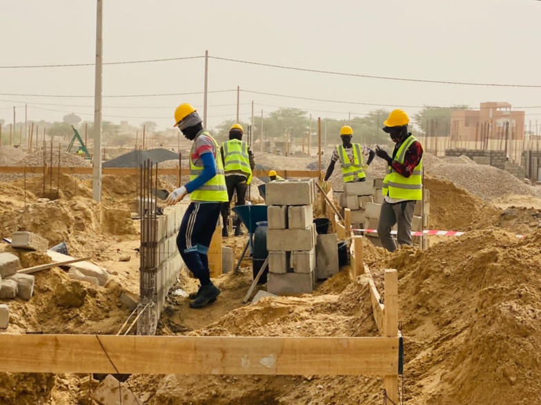 Construction des logements définitifs : les parties prenantes du SERRP en visite de supervision à DIOUGOP (photos)