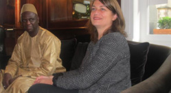 Mansour Faye et Marie-Pierre Bresson.