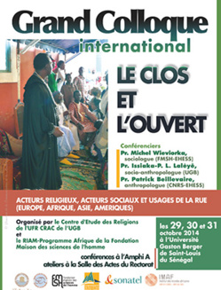 Un colloque sur les usages de la rue s'ouvre à l'UGB, demain mercredi Un colloque sur les usages de la rue s'ouvre à l'UGB, demain mercredi