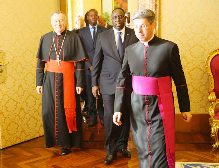 Macky SALL reçu en audience par le Pape au Vatican (photos)