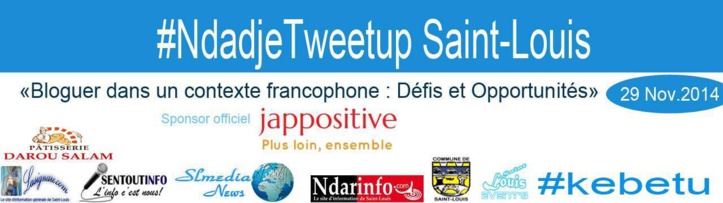XVe SOMMET DE LA FRANCOPHONIE: les blogueurs de Saint-Louis en « NdadjeTweetup »,  samedi. XVe SOMMET DE LA FRANCOPHONIE: les blogueurs de Saint-Louis en « NdadjeTweetup »,  samedi.