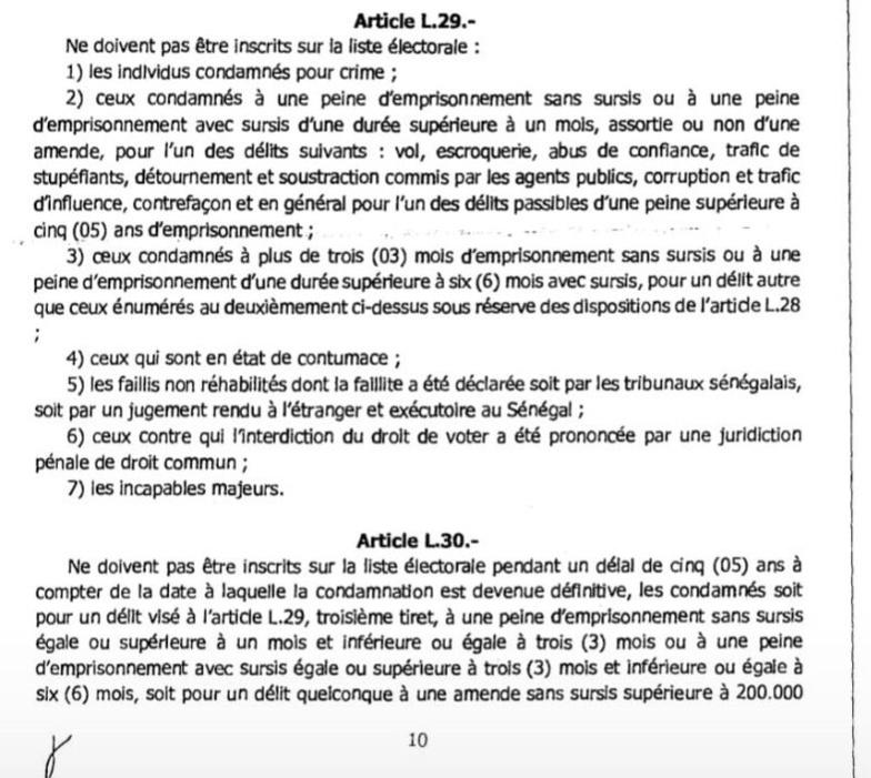 Ousmane SONKO éligible à la présidentielle de 2024, selon Ngouda MBOUP Ousmane SONKO éligible à la présidentielle de 2024, selon Ngouda MBOUP