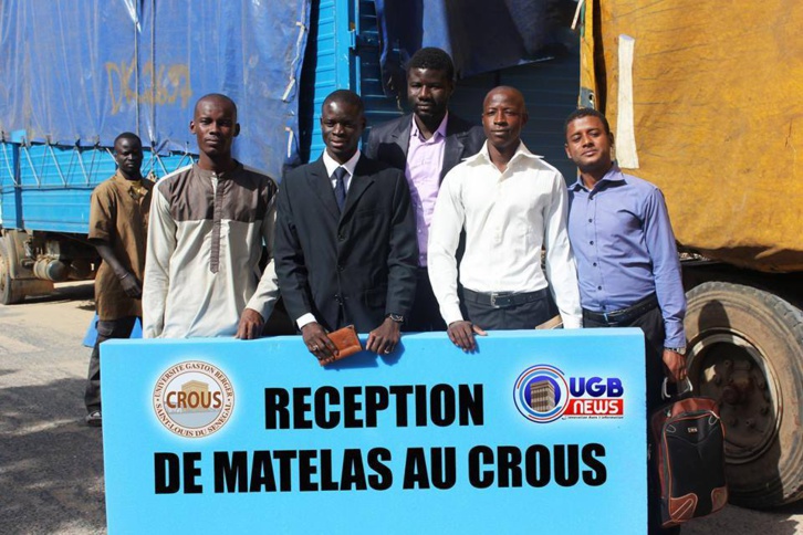 UGB DE SAINT-LOUIS : 500 nouveaux matelas remis aux étudiants.