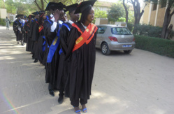 CEREMONIE DE GRADUATION : les Etudiants titulaires de la Maitrise -Es Sciences Juridiques et Politiques, promotion 2013-2014, ont reçu leurs Diplômes