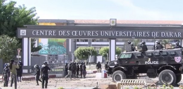 De violents affrontements à l’UCAD De violents affrontements à l’UCAD