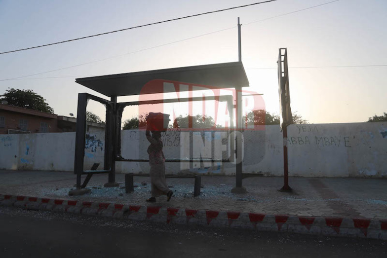 Saint-Louis : les stigmates des violences (photos -vidéo) Saint-Louis : les stigmates des violences (photos -vidéo)