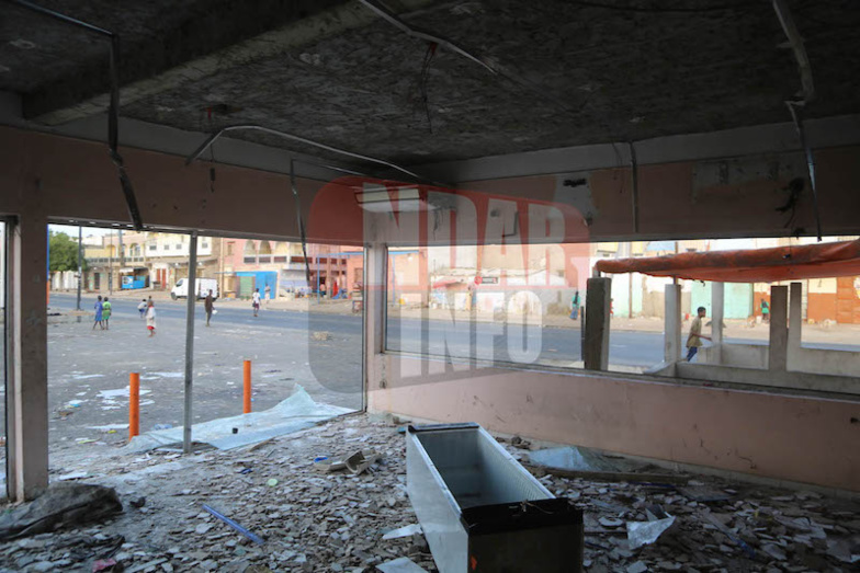 Saint-Louis : les stigmates des violences (photos -vidéo) Saint-Louis : les stigmates des violences (photos -vidéo)