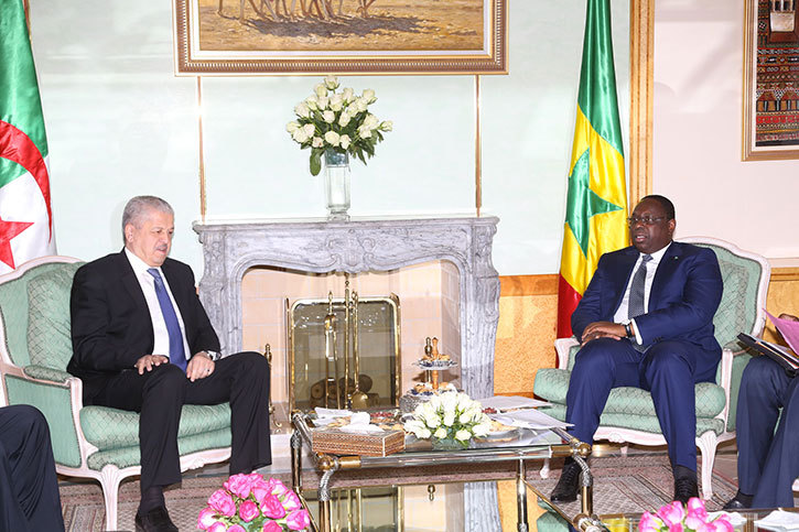 Visite d’État du Président Macky SALL en Algérie Visite d’État du Président Macky SALL en Algérie
