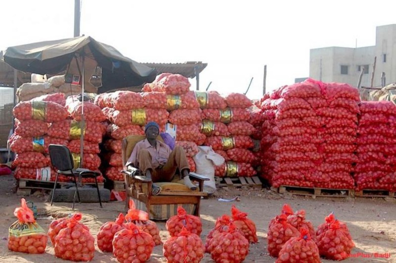 Saint-Louis: le marché bien approvisionné en oignon et pomme de terre (service du commerce)