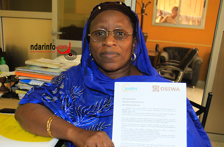 Mme Nafissatou DIOP, point focal de CICODEV à Saint-Louis