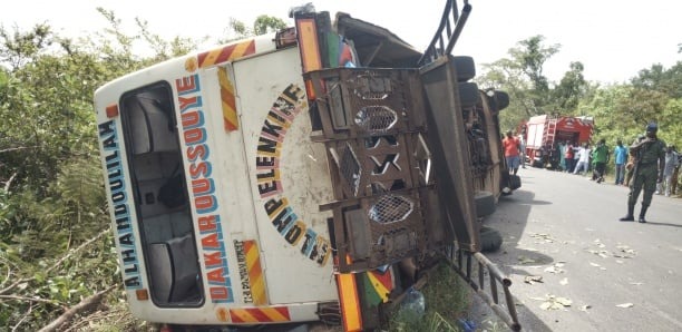 Un bus se renverse á la sortie de Louga : 23 morts et une cinquantaine de blessés dénombrés