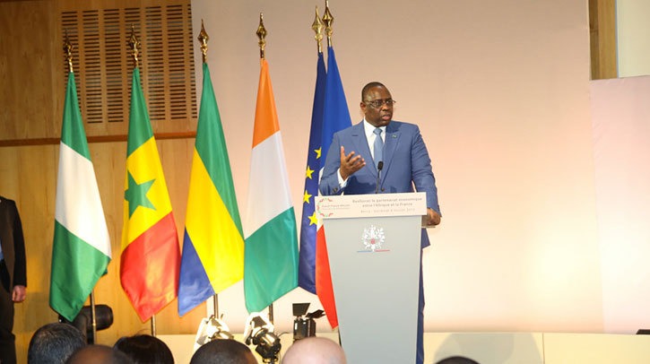 Le discours de Macky SALL au Forum franco-africain pour une croissance partagée.