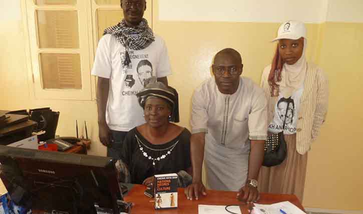 SAINT-LOUIS : La caravane pour l'Enseignement de la Pensée de Cheikh Anta Diop  au lycée Ameth FALL (Photos)