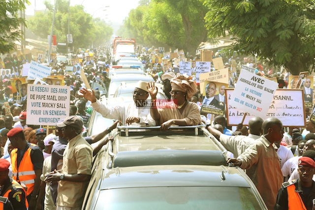 Les images exclusives de la visite de Makcy SALL en Casamance, ce jeudi.