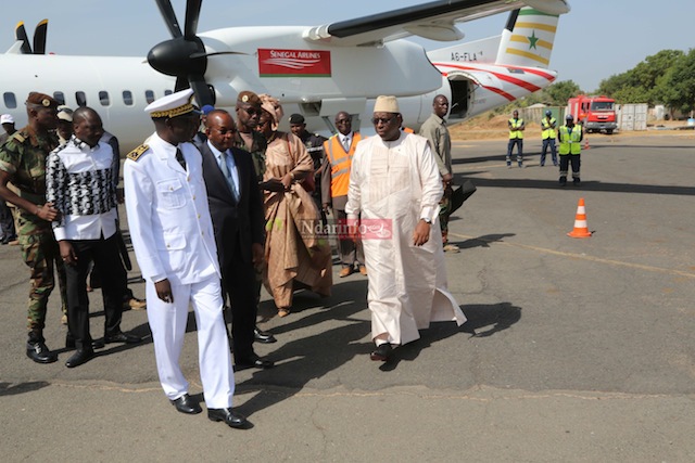 Les images exclusives de la visite de Makcy SALL en Casamance, ce jeudi.