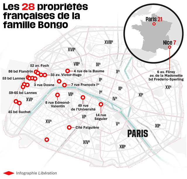 Luxe parisien et crise gabonaise : "Libération" ramène les avoirs des Bongo sous les projecteurs Luxe parisien et crise gabonaise : "Libération" ramène les avoirs des Bongo sous les projecteurs