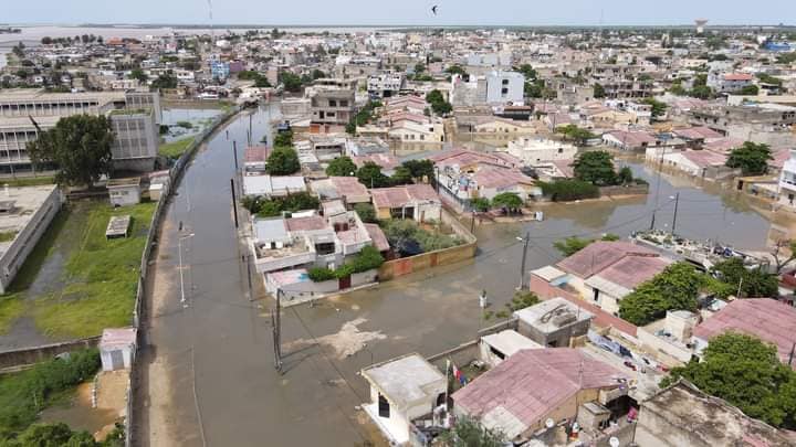 ​Saint-Louis : les inondations exhument l’échec des réseaux d’assainissement (vues aériennes)