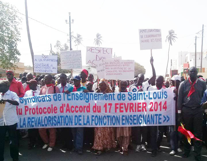 SAINT-LOUIS: les images de la marche du Grand Cadre.