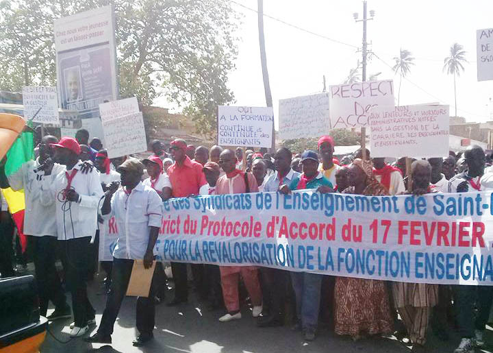 SAINT-LOUIS: les images de la marche du Grand Cadre.