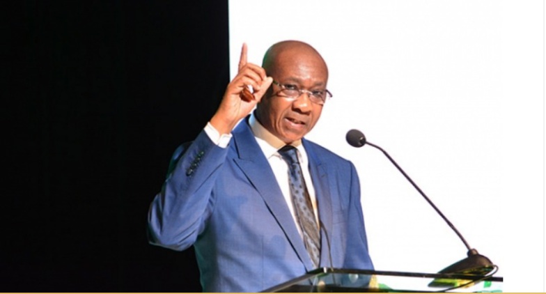 L’ex PM Hadjibou Soumaré face à la presse, ce mercredi