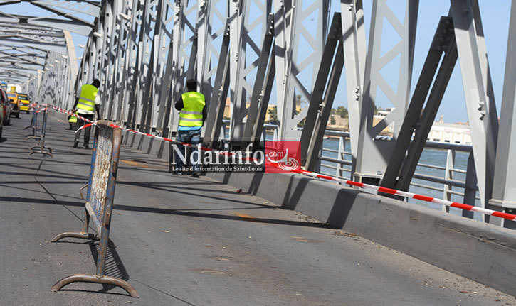 IMAGES : le Pont Faidherbe gravement endommagé par les Camions frigo.
