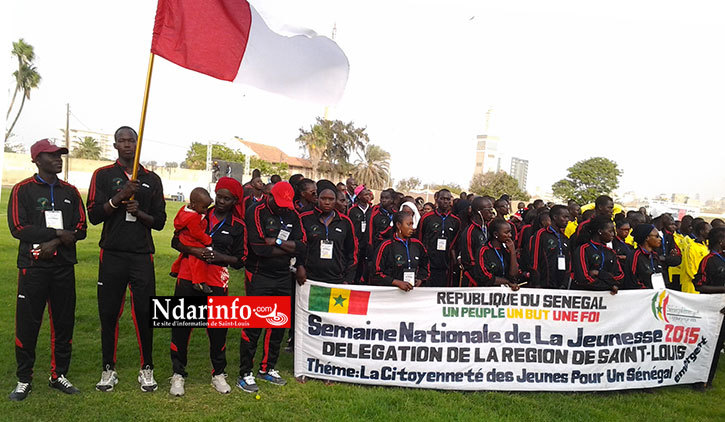 SEMAINE NATIONALE DE LA JEUNESSE: la délégation de Saint-Louis (photos)