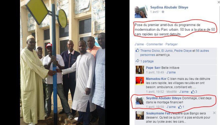 Bus «Tata» à Saint-Louis : Travailler au lieu d’insulter notre intelligence ! Par Makhtar NDIAYE.