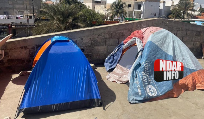 Leur logement saturé : des étudiants saint-Louisiens à Dakar dorment à la belle étoile (photos)