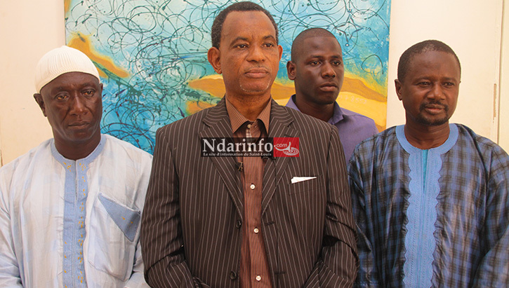 Le maire de GANDIOL Arona SOW et son équipe. Le maire de GANDIOL Arona SOW et son équipe.