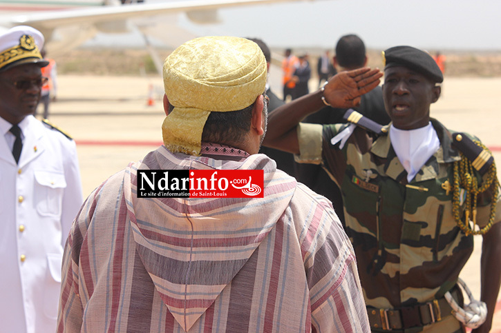 PHOTOS - MACKY SALL et le Roi Mouhamed VI à Saint-Louis.