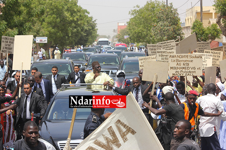 PHOTOS - MACKY SALL et le Roi Mouhamed VI à Saint-Louis.