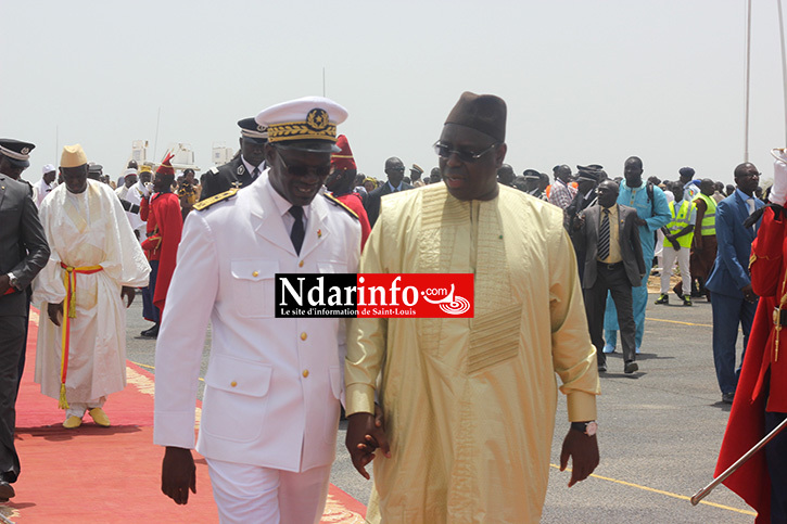 PHOTOS - MACKY SALL et le Roi Mouhamed VI à Saint-Louis.