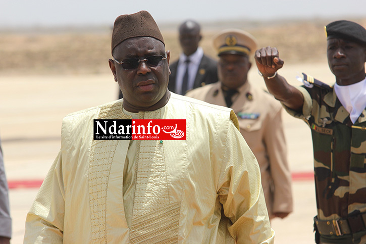 PHOTOS - MACKY SALL et le Roi Mouhamed VI à Saint-Louis.