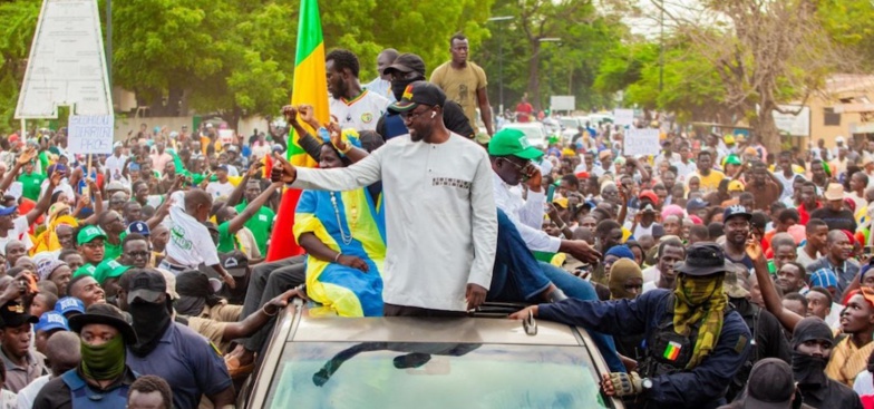 Ousmane SONKO en caravane à Saint-Louis, ce soir Ousmane SONKO en caravane à Saint-Louis, ce soir