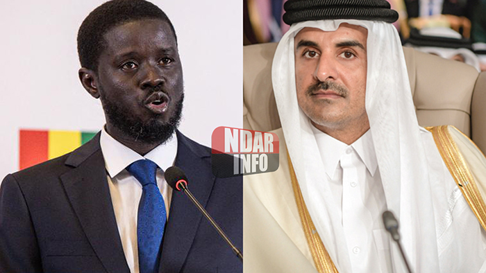 Entretien téléphonique entre le président Diomaye Faye et l'Émir du Qatar