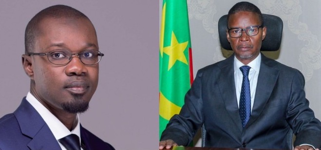 Le premier Ministre Ousmane SONKO s'est entretenu avec son homologue mauritanien Mohamed Bilal Messoud