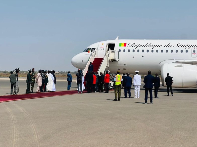 Les images de l'arrivée du président Bassirou Diomaye Faye en Gambie