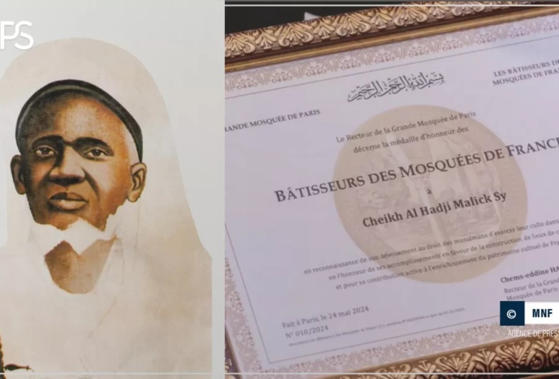 La médaille d’honneur de “Bâtisseurs des mosquées” à El hadji Malick Sy à titre posthume La médaille d’honneur de “Bâtisseurs des mosquées” à El hadji Malick Sy à titre posthume
