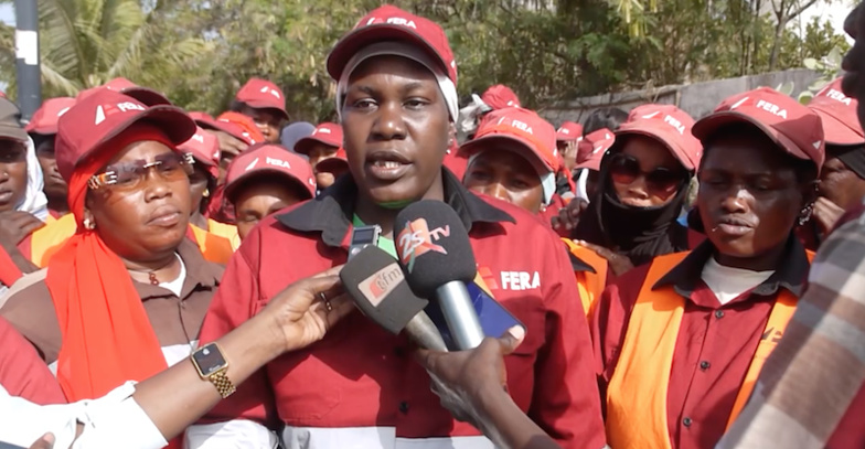 Plus de quatre mois sans salaires : les agents du FERA/Saint-Louis étalent leur misère Plus de quatre mois sans salaires : les agents du FERA/Saint-Louis étalent leur misère