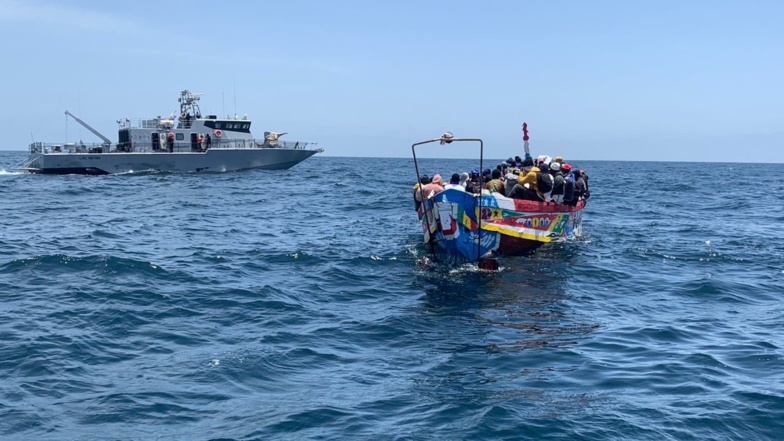 219 migrants en provenance de la Gambie interceptés au large de Dakar