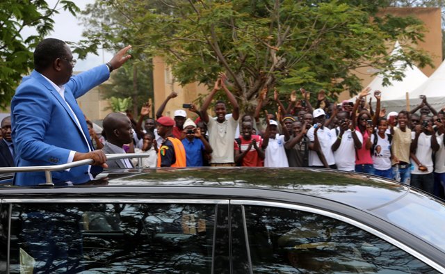 (Photos) Les images de la visite de Macky SALL à l'UCAD.