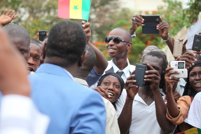 (Photos) Les images de la visite de Macky SALL à l'UCAD.