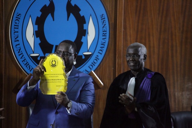 (Photos) Les images de la visite de Macky SALL à l'UCAD.