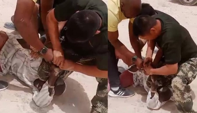 Genou sur le cou d’un employé : Les 2 Chinois et leur interprète sénégalais en prison Genou sur le cou d’un employé : Les 2 Chinois et leur interprète sénégalais en prison