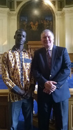 U.S. Summer Institute 2015: un étudiant de l’Université Gaston Berger se forme en entrepreneuriat social aux États-Unis. U.S. Summer Institute 2015: un étudiant de l’Université Gaston Berger se forme en entrepreneuriat social aux États-Unis.